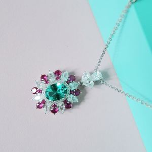 เครื่องประดับที่ดีหรูหราของขวัญวันแม่925เงินสเตอร์ลิงสร้อยคอจี้ชุบทอง18K สำหรับคุณแม่ - Product Image 3