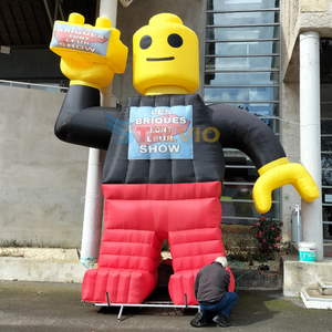 Vente en gros de mascotte gonflable <span class=keywords><strong>Lego</strong></span> Man Décoration publicitaire <span class=keywords><strong>Lego</strong></span> Man Décoration gonflable <span class=keywords><strong>Lego</strong></span> Man Modèle de dessin animé à vendre - Product Image 2