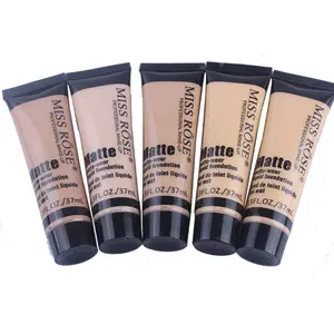 MISS ROSE 37ml Liquid Concealer Makeup Foundation Cream Scars Acne Cover Smooth Makeup Face Eyes Cosmetic Foundation New