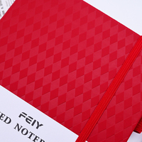 Libreta A5A6 con Cubierta Rígida de Piel Sintética, Estilo Simple para Registro de Reuniones, Personalizable con Logotipo Empresarial