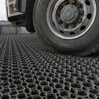 Grille de stabilisation perméable en plastique HDPE/PE CHANGFENG 500*500*50mm pour allées gazonnées et dalles de béton