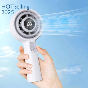 Moteur turbo portable et portable de haute technologie à grande vitesse avec fonction de banque d'alimentation Mini ventilateurs à main personnalisables - Product Image 1