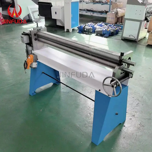 Máquina dobladora de regla de acero eléctrica máquina dobladora de tres rodillos máquina dobladora de láminas neumática - Product Image 1