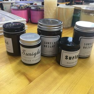 Offre Spéciale pour <span class=keywords><strong>Amazon</strong></span> Bougies en cire de soja naturelle dans un bocal en verre de couleur ambre - Product Image 5