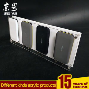 Venta caliente personalizado ecológico reciclable para ligero lujo estilo moderno acrílico banco de energía y soporte de exhibición de la caja del teléfono - Product Image 2