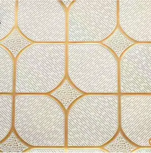 현대 디자인 방수 금 색깔 PVC 석고 천장 널의 중국 600x600 다른 유형