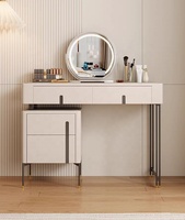 Meubles de chambre à coucher en bois de bureau personnalisés en gros ensembles de coiffeuses table de toilette de maquillage