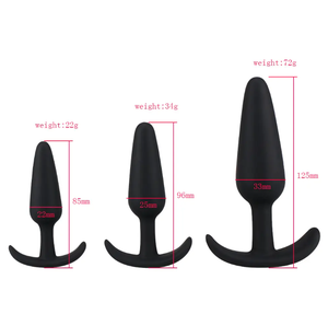 Haute qualité 3 pièces Silicone <span class=keywords><strong>Anal</strong></span> <span class=keywords><strong>Plug</strong></span> ensemble de formation <span class=keywords><strong>Anal</strong></span> sexe formateur Massage de la Prostate Anus dilatateur <span class=keywords><strong>Anal</strong></span> navire ancre - Product Image 2