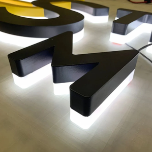 Letras acrílicas 3D Signos luminosos Luces de letrero Led Signo de retroiluminación de negocios Led Logotipo de tienda iluminado - Product Image 6