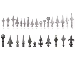 Çin üretilen Modern özelleştirilmiş karbon çelik bahçe çit Spears çit finali Tops - Product Image 3