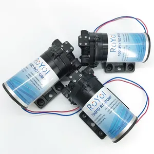 24V Dc ไดอะแฟรม RO ปั๊ม130psi 800G 600G 400G 300G 200G 150G 100G 75G 50G Ro Booster ปั๊ม Transformer