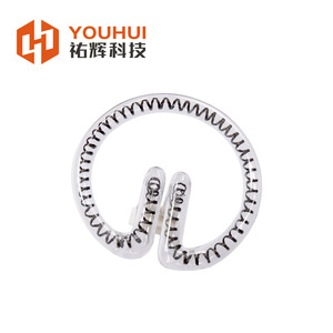 Youhui <b>Quartz</b> Heating <b>Tube</b> Carbon Filament Infrared Lamp Holder Ring Custom Made Electric Heating Equipment - Product Image 4