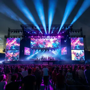 Trong nhà p3.91 sự kiện sân khấu Màn hình <span class=keywords><strong>LED</strong></span> Bảng điều chỉnh hiển thị cho thuê quảng cáo video bức tường <span class=keywords><strong>LED</strong></span> màn hình hiển thị cho hộp đêm gian hàng buổi hòa nhạc - Product Image 4