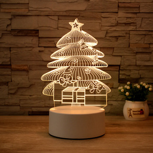 Lámpara de Noche Acrílica con Foto Personalizada, Decoración Navideña LED 3D, 7 Colores, Lámpara de Mesa, Decoración para Fiestas, Regalo - Product Image 6