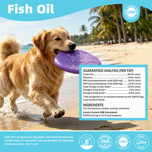 <span class=keywords><strong>Huile</strong></span> <span class=keywords><strong>de</strong></span> <span class=keywords><strong>poisson</strong></span> <span class=keywords><strong>de</strong></span> qualité supérieure OEM 946 ml <span class=keywords><strong>pour</strong></span> chiens, acides gras essentiels, sûre et efficace, essentiels <span class=keywords><strong>pour</strong></span> les animaux domestiques, sans céréales, haute qualité - Product Image 3