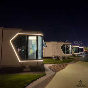 Maison préfabriquée Pod Chambre à coucher Cabine Apple Pod Capsule préfabriquée Chambre d'hôtel Maisons en conteneur - Product Image 5