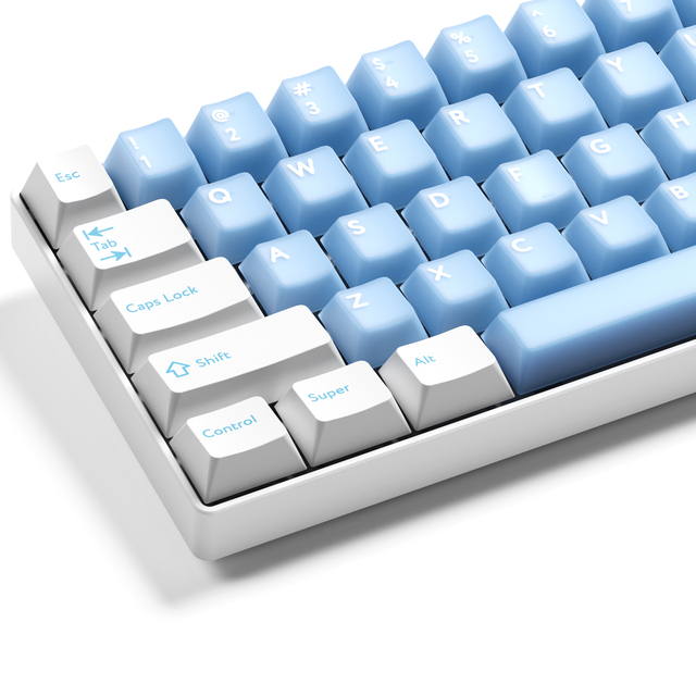 XVX Keycaps Chromatic Tales Series Lemon Sky Double Shot Cherry Profile PBT Keycap Set 216-key Gaming Mechanical Keyboard