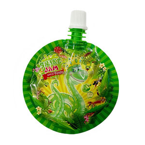 Tùy chỉnh hình dạng bất thường đứng lên túi vòi với vòi phun cấp thực phẩm in nước trái cây bao bì nước giải khát cho đồ uống lỏng - Product Image 5