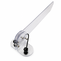 Kit de gouvernail transparent en PC pour kayak, système de direction durable, accessoires de direction pour canoë, équipement de sport, fourniture OEM