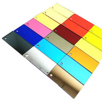 Feuille de miroir acrylique or rose, feuille acrylique PMMA flexible or rose, feuille acrylique décorative personnalisée en plastique argenté