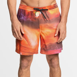 Costumi da bagno con coulisse elastico personalizzato disegnano i tuoi pantaloncini da tavola da uomo sublimati con spedizione rapida - Product Image 1