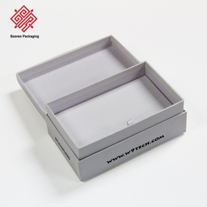 กล่องบรรจุภัณฑ์แบบแข็งสั่งทำ OEM ODM ของ Baoren กล่องสี่เหลี่ยมทำจากกระดาษ Ivory Board พิมพ์ออฟเซ็ต กล่องบรรจุภัณฑ์อิเล็กทรอนิกส์สำหรับผู้บริโภคระดับไฮเอนด์ - Product Image 1