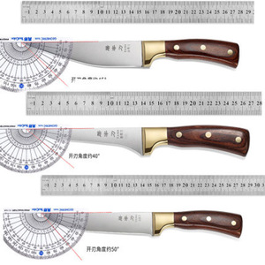 Cuchillo para deshuesar engrosado, de acero inoxidable, forjado a mano, para cortar, rebanar, dividir, matar, desollar y deshuesar. - Product Image 4