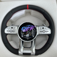 Volant en cuir pour W223, compatible avec Benz W205 C63 W213 E63 G63 GLS63S GLA45 A45 E43 G55 G63 W204 W223