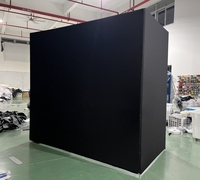 Structure de simulateur de golf sur mesure 10x8 pieds avec écran de frappe, cage de simulation de golf d'intérieur