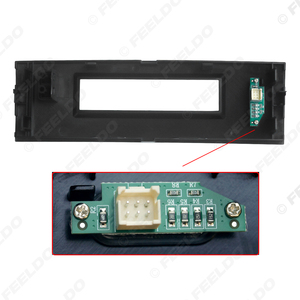 Kit de Panel de Radio para Coche con Pantalla <span class=keywords><strong>Grande</strong></span> de 9 Pulgadas, Marco de Fascia y Caja de Almacenamiento con Espaciador para Renault <span class=keywords><strong>Megane</strong></span> 2 - Product Image 4