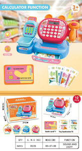 Juego <span class=keywords><strong>de</strong></span> imaginación Compras Supermercado Cajero Registro Juguetes Escritorio Tienda <span class=keywords><strong>de</strong></span> juguetes para niños con juguetes <span class=keywords><strong>de</strong></span> postre <span class=keywords><strong>de</strong></span> plástico - Product Image 5