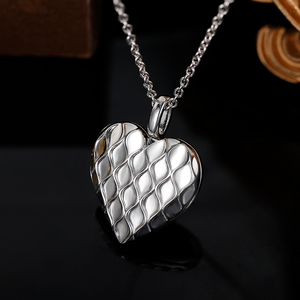 Grace Jewel Vente en gros Pendentif <span class=keywords><strong>photo</strong></span> personnalisé en argent sterling 925 <span class=keywords><strong>avec</strong></span> ouverture en cœur Pendentif blanc Pendentifs fins Charms - Product Image 1