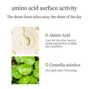 Centella Asiatica <span class=keywords><strong>Nettoyant</strong></span> <span class=keywords><strong>Visage</strong></span> Naturel pour Peaux Sensibles Contrôle de l'Huile Minérale Vegan <span class=keywords><strong>Nettoyant</strong></span> Doux au Collagène <span class=keywords><strong>Nettoyant</strong></span> <span class=keywords><strong>Visage</strong></span> - Product Image 5