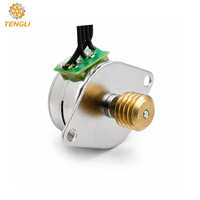 Motor paso a paso Tengli 25BY26 de 25 mm, bipolar/unipolar, 5V 12V 24V, 0.50A, 275 G-cm, alto torque, opción de encoder, OEM de fábrica