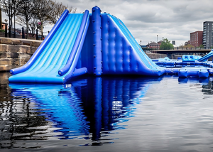<span class=keywords><strong>Parc</strong></span> <span class=keywords><strong>aquatique</strong></span> gonflable flottant - Île <span class=keywords><strong>d</strong></span>'aventure multi-attractions avec toboggans, escalades et sauts - Product Image 2