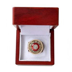 Vente directe d'usine, bague de championnat de basket-ball des Philadelphia <span class=keywords><strong>76ers</strong></span> 1983, plaquée or, alliage de mode, pierres précieuses - Product Image 5