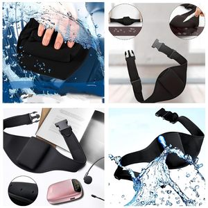 Sac banane de sport personnalisé avec logo, ceinture de course ajustable, support de téléphone, sacoche de taille pour yoga et entraînement avec microphone - Product Image 4
