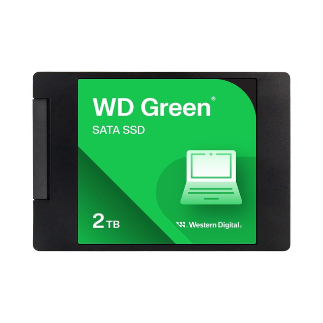 New 2TB Green Internal PC SSD SATA III 6Gb/s 2.5"/7mm up to 550MB/s WDS200T2G0A