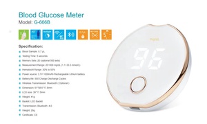 Glucómetro <span class=keywords><strong>Digital</strong></span> Bioland para Diabetes, Kit de Monitor de Glucosa en Sangre, Prueba de Glucosa en Sangre - Product Image 4