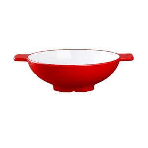 Juego de tazones de melamina de doble asa 812-10 de color sólido, calidad de restaurante, para hot pot y fideos - Product Image 5