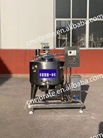 VBJX Vapeur de haute qualité Petite machine de pasteurisation en acier inoxydable pour yaourt lait miel piment pour réservoir de pasteurisation