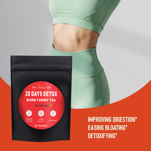 Thé Minceur Herbal OEM/ODM Bio Brûle-Graisse Rapide Détox 28 Jours avec Graines de Cassia & Thé <span class=keywords><strong>Oolong</strong></span> 28 Sachets - Product Image 5