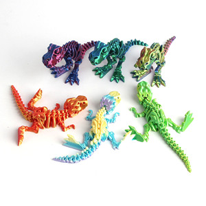 Modèle de jouet dinosaure imprimé en 3D, matériau PLA créatif, cadeaux en plastique imprimé 2025 - Product Image 3