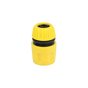 Connecteur de tuyau d'eau en plastique Huabangshi 12 mm ABS, connecteur rapide pour accessoire de pistolet à eau de lavage auto, jaune - Product Image 3