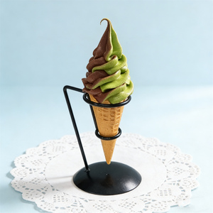 17cm Premium Eco-Friendly Foam Matcha Chocolate Original <b>Waffle</b> <b>Cone</b> Plastic Fake Food Mode Soft Serve Show Dessert Cafe Photo - Product Image 6