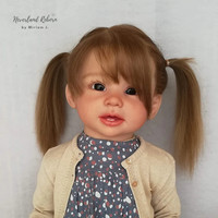 Poupée Bébé Reborn Bonnie en Silicone Vinyle Plein Corps, 18 Pouces, Nouveau-né, Réaliste, Poupée Fille Tout-Petit Debout, Princesse