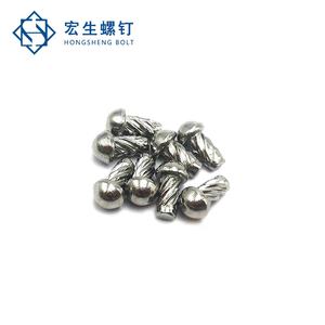 SUS304 forme d'ananas vis Type U marteau tête ronde vis d'entraînement rivets pour plaque signalétique - Product Image 2