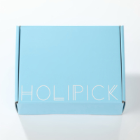 Boîte cadeau pliable imprimée pour l'expédition e-commerce, en carton rigide recyclable, emballage protecteur B2B, boîte d'expédition bleue