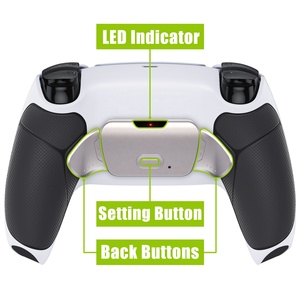 EXtremeRate Upgrade Kit Metal Buttons RISE V3 Remap Kit Back Paddle Back Button Attachment for PS5 Controller BDM-030/040/050 - Product Image 3