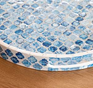 Elegante bandeja redonda hecha a mano para servir fregona bandeja de café con incrustaciones para el hogar bandejas decorativas para alimentos y bebidas al por mayor de Vietnam - Product Image 6